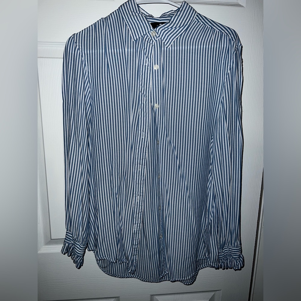 7 For All Mankind Stripe Shirt